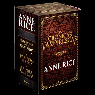 Box Especial Crônicas Vampirescas – Anne Rice (3 Livros Capa Dura)