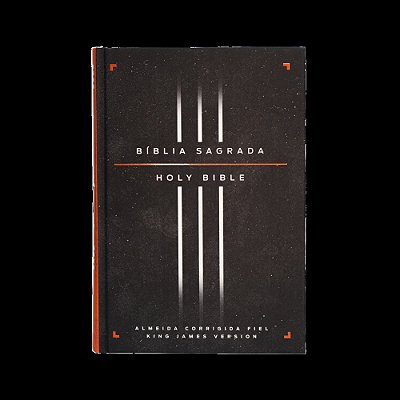 Bíblia Bilíngue, Português/Inglês, Acf/Kjv, Capa Dura, Leitura Perfeita