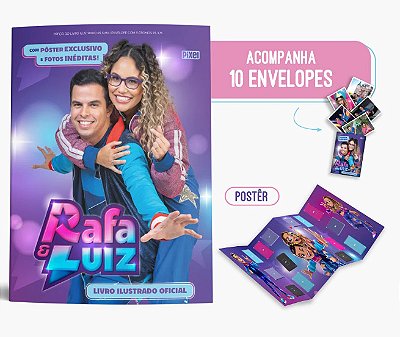 Álbum Oficial Rafa & Luiz + 10 Envelopes De Figurinhas
