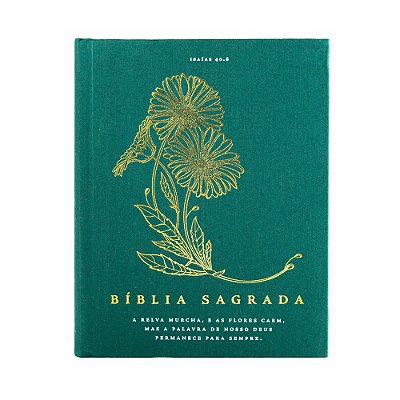 Bíblia Nvi Com Espaço Para Anotações, Tecido, Leitura Perfeita, Ramalhete