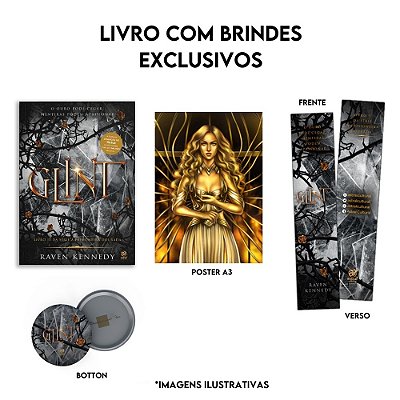 Glint + Brindes Livro 2 Da Série A Prisioneira Dourada