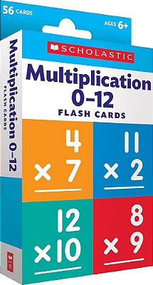 Multiplication 0-12 - Scholastic Flash Cards