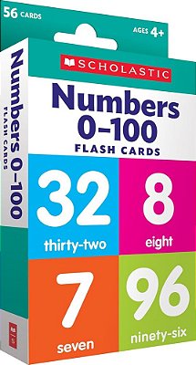 Numbers 0-100 - Scholastic Flash Cards
