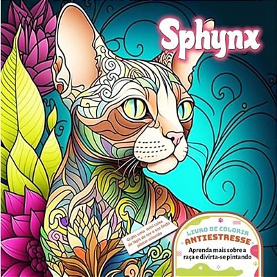 Sphynx - Livro De Colorir Antiestresse