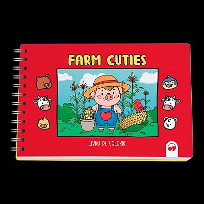 Farm Cuties: Para Colorir