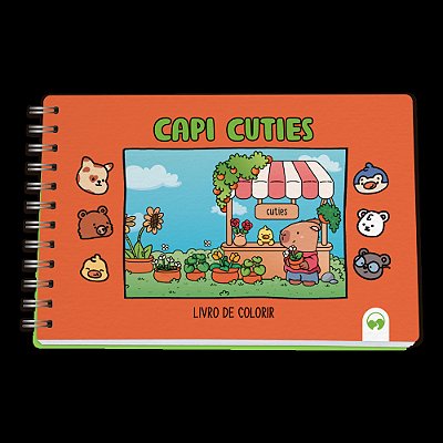 Capi Cuties: Para Colorir