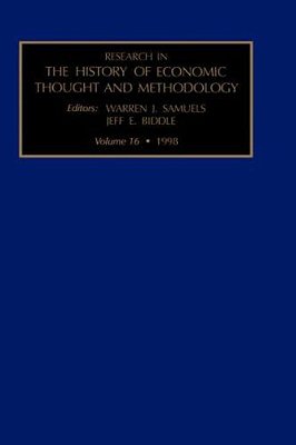 Research In The History Of Economic Thought And Methodology, V. 16..-