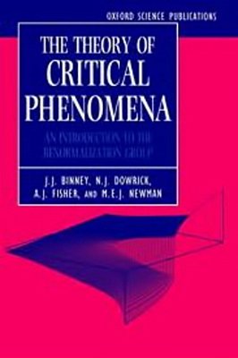 The Theory Of Critical Phenomena An Introduction To The Renormalization Group-..