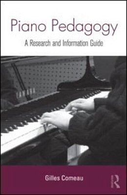 Piano Pedagogy; A Research And Information Guide-..