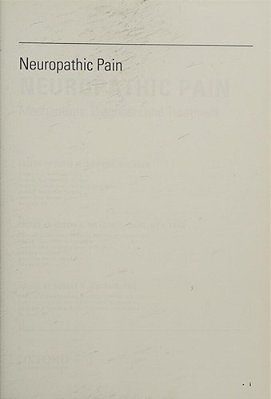 Neuropathic Pain - Mechanisms Diagnosis And Treatment..-