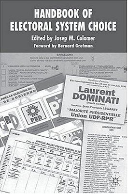 Handbook Of Electoral System Choice..-