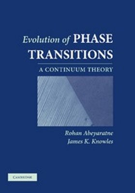 Evolution Of Phase Transitions - A Continuum Theory..-