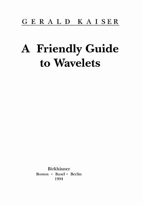 Friendly Guide To Wavelets, A..-