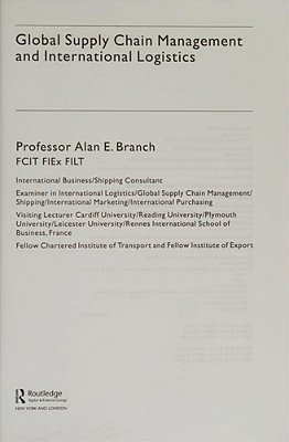 Global Supply Chain Management And International Logistics-..