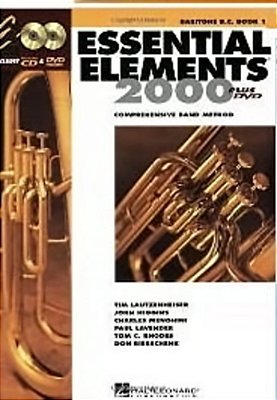 Essential Elements 2000 - Nivel 1 - Baritone Bass Clef - Book With Dvd And Audio CD-..