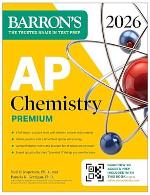 Ap Chemistry Premium, 2026: Prep Book With 6 Practice Tests + Comprehensive Review + Online Practice-..