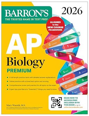 Ap Biology Premium, 2026: Prep Book With 6 Practice Tests + Comprehensive Review + Online Practice-..