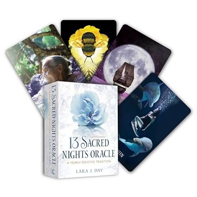 13 Sacred Nights Oracle: A Yearly Solstice Tradition (A 52-Card Deck & Guidebook)-..