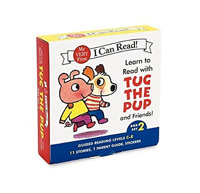 Learn To Read With Tug The Pup And Friends! Box Set 2: A Box Of 11 Stories, 1 Parent Guide, And Reward Stickers For Beginning Readers; Reading Level C-..