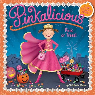Pinkalicious: Pink Or Treat!: A Halloween Book For Kids-..