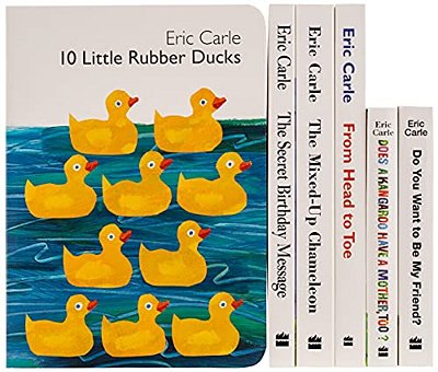 Eric Carle Six Classic Board Books Box Set-..