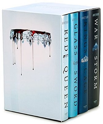 Red Queen 4-Book Hardcover Box Set: Books 1-4-..