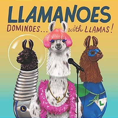 Llamanoes: Dominoes... With Llamas! (Llama Card Game For Kids, Board Game For Children)-..