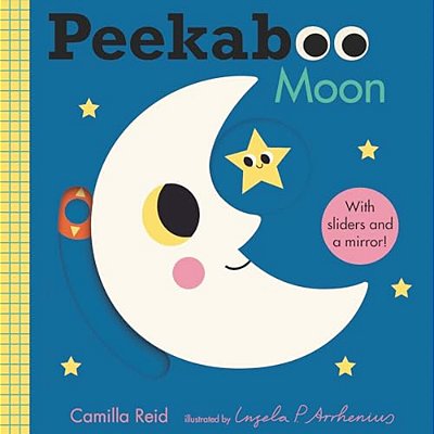 Peekaboo: Moon: (An Interactive Board Book For Babies & Toddlers With Mirror & Sliders To Push, Pull, Or Turn. Cute Artwork Includes A Clock, Light, T-..