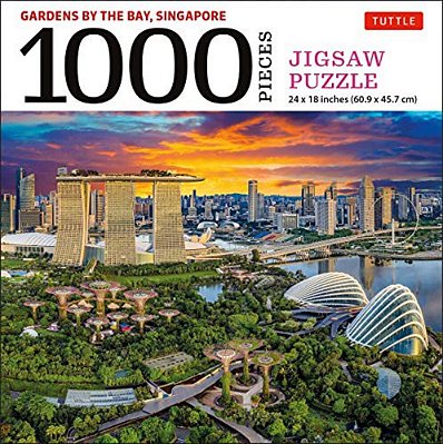 Singapore's Gardens By The Bay - 1000 Piece Jigsaw Puzzle: (Finished Size 24 In X 18 In)-..