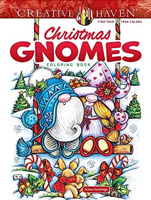 Creative Haven Christmas Gnomes Coloring Book-..
