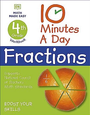 10 Minutes A Day Fractions, 4Th Grade-..