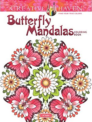 Creative Haven Butterfly Mandalas Coloring Book-..