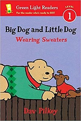 Big Dog And Little Dog Wearing Sweaters-..