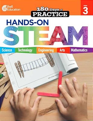 180 Days(tm) Hands-On Steam For Grade 3: Practice, Assess, Diagnose-..