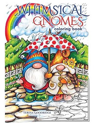 Whimsical Gnomes Coloring Book-..