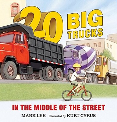 Twenty Big Trucks In The Middle Of The Street-..