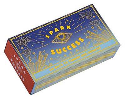 Spark Success: 50 Ways To Thrive And Achieve (Motivational Ideas For Productivity And Achievement, Matchbox With Prompts For Career And Life Success)-..