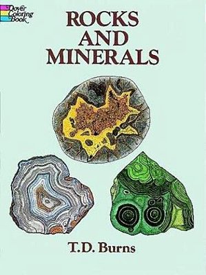 Rocks And Minerals Coloring Book-..