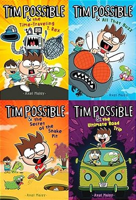 Tim Possible Out-Of-this-world Collected Set: Tim Possible & The Time-Traveling T. Rex; Tim Possible & All That Buzz; Tim Possible & The Secret Of The-..