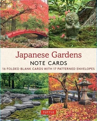 Japanese Gardens, 16 Note Cards: 16 Different Blank Cards With Envelopes In A Keepsake Box!-..