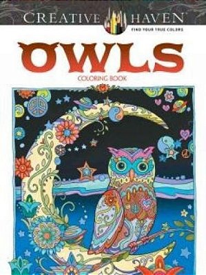 Creative Haven Owls Coloring Book-..