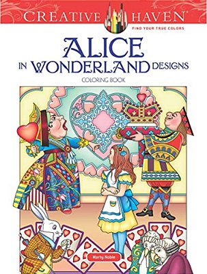Creative Haven Alice In Wonderland Designs Coloring Book-..