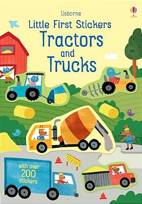 Little First Stickers Tractors And Trucks-..