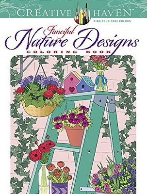 Creative Haven Fanciful Nature Designs Coloring Book-..