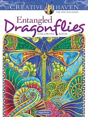 Creative Haven Entangled Dragonflies Coloring Book-..