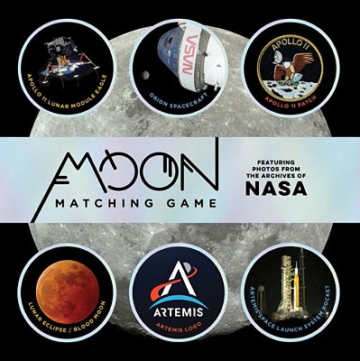 Moon Matching Game: Featuring Photos From The Archives Of Nasa-..