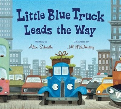 Little Blue Truck Leads The Way Board Book-..