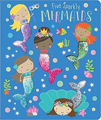 Five Sparkly Mermaids-..