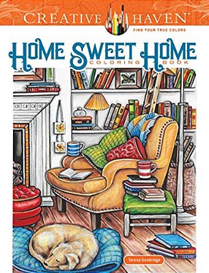 Creative Haven Home Sweet Home Coloring Book-..