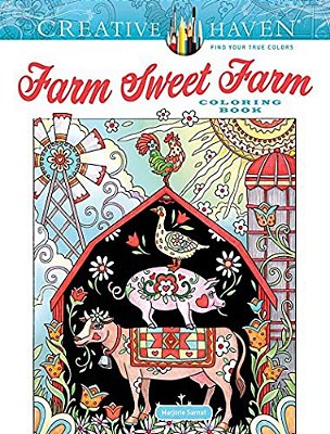 Creative Haven Farm Sweet Farm Coloring Book-..